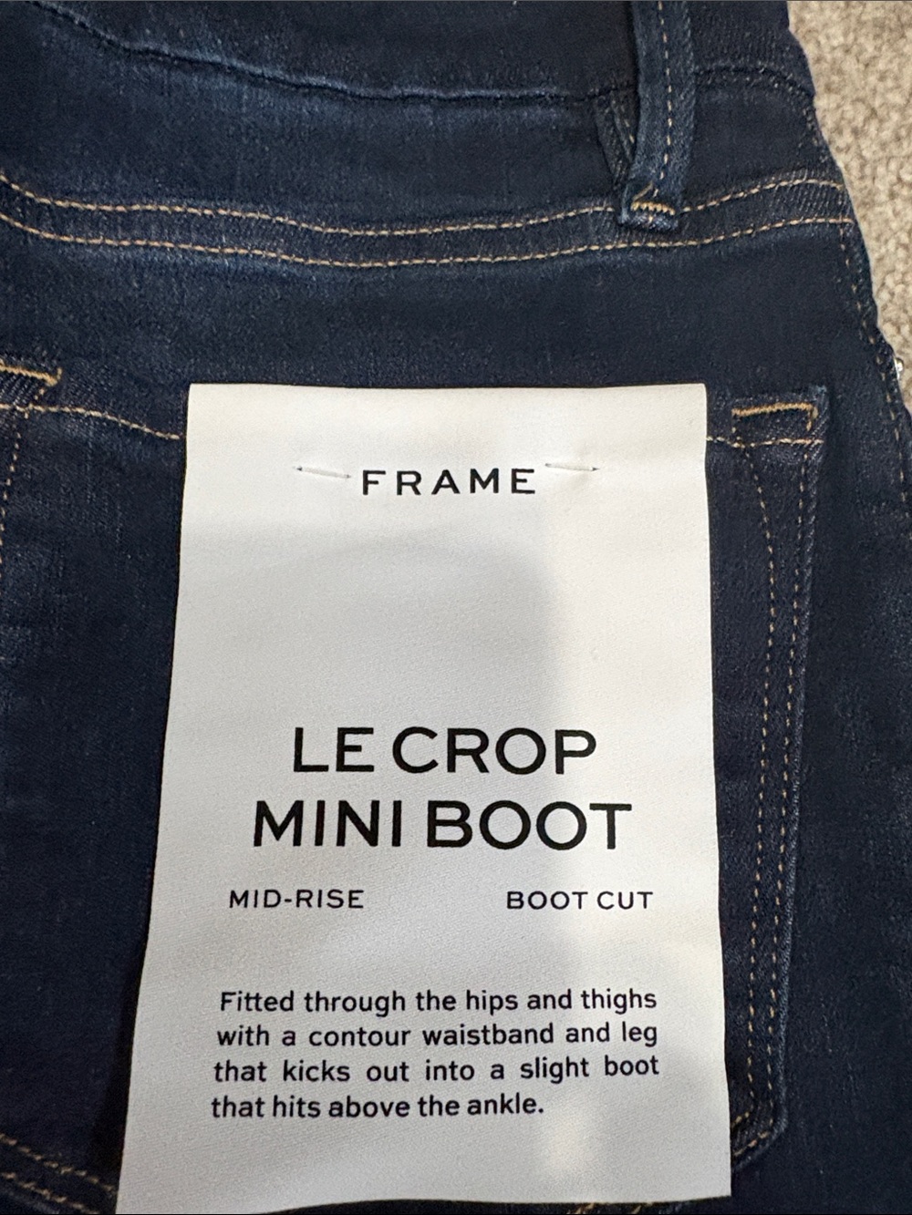 Frame LE Crop Mini Boot - Picture 3 of 4